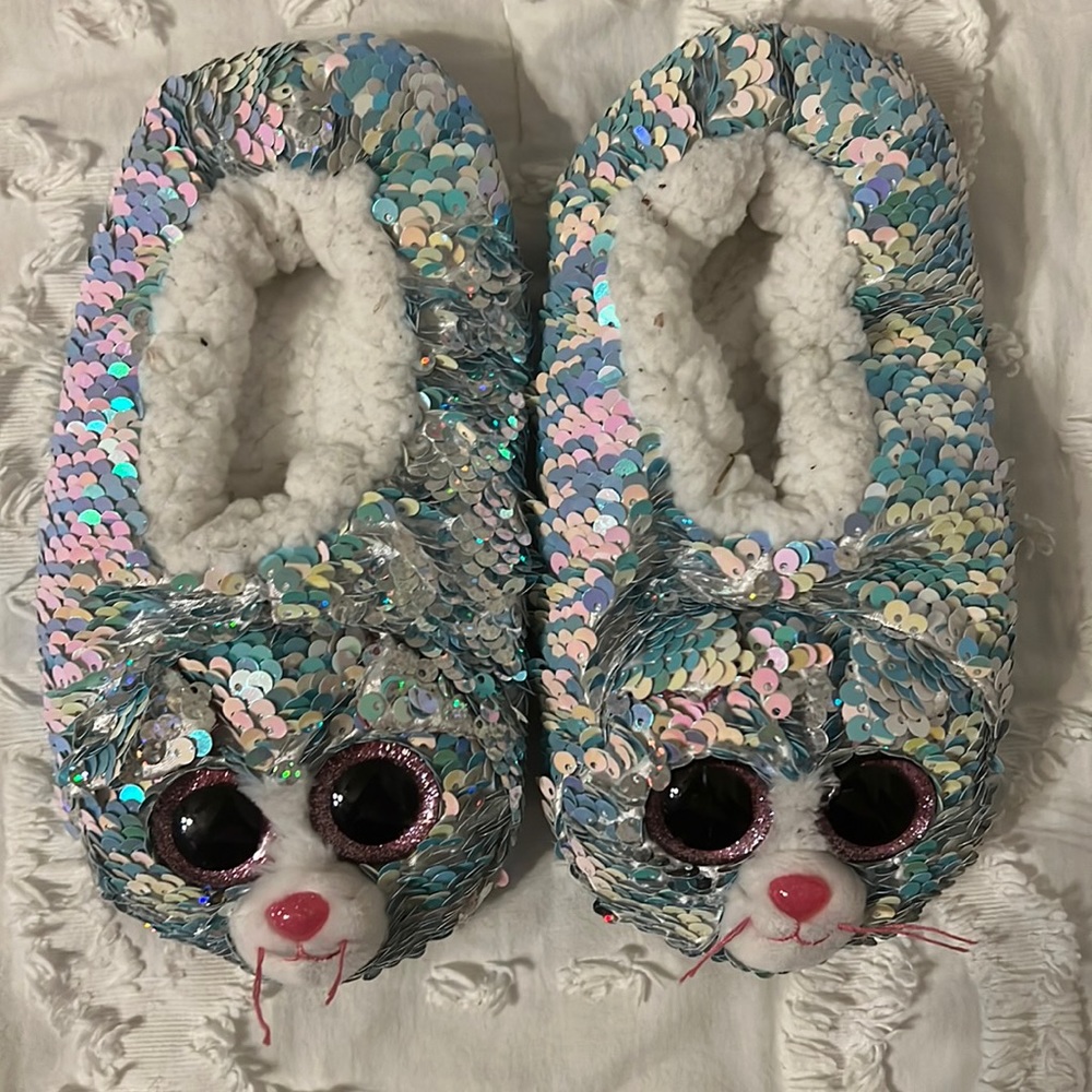 TY Whimsy Flippable slippers